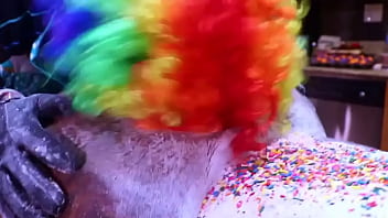 Victoria Cakes Gets Her Enormous Bootie Made into A Cake By Gibby The Clown