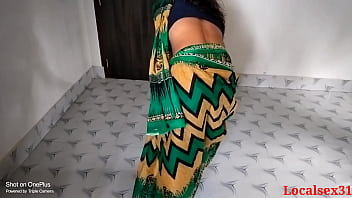 Green Saree indian Mature Hook-up In Fivester Motel ( Official Video By Localsex31)