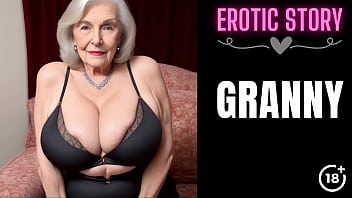 [GRANNY Story] Super red-hot GILF knows how to deep-throat a Man knob