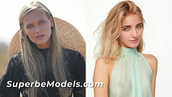 SUPERBE MODELS - (Dasha Elin, Bella Luz) - Ash-blonde COMPILATION! Uber-sexy Models De-robe Slowly And Flash Their Brilliant Figures Only For You